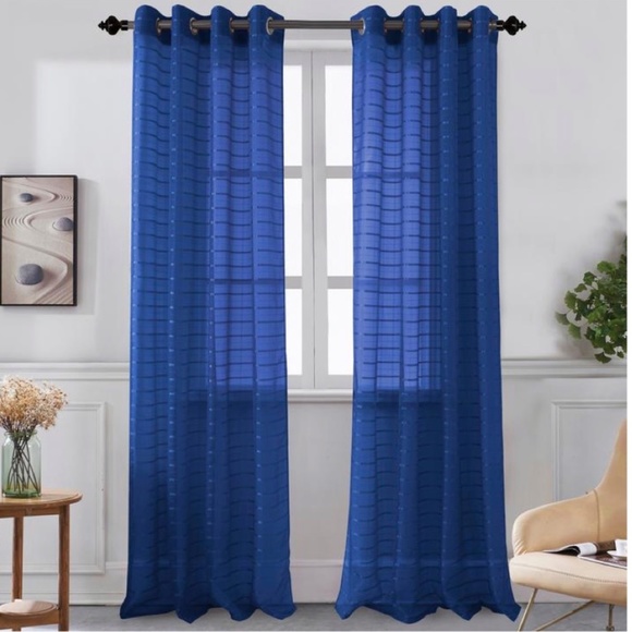 Karen Sheer Grommet-Top Single Curtain Panel_NVSHR - Picture 6 of 6
